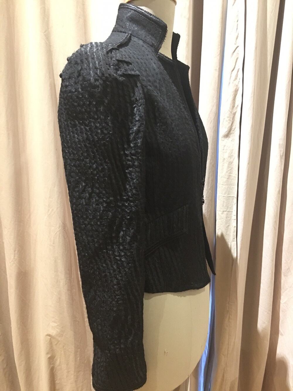 70’s Inspired Vintage 90’s Couture Look Jaquard Fitted Jacket Size M/L Unworn!